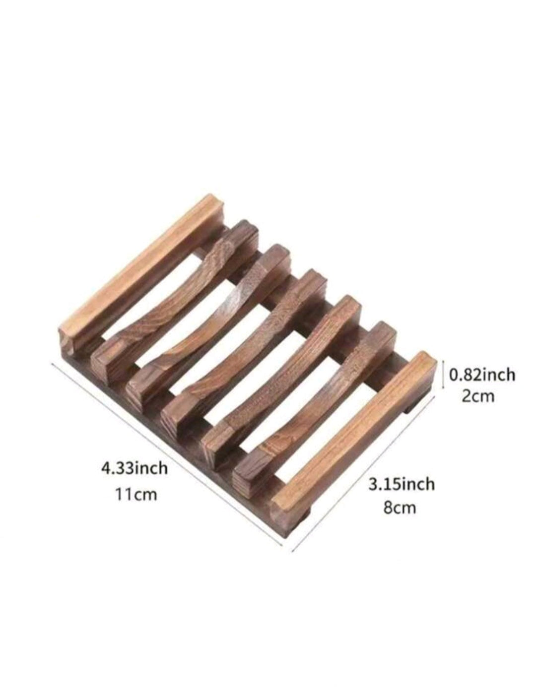 Natural Wood Soap Dish